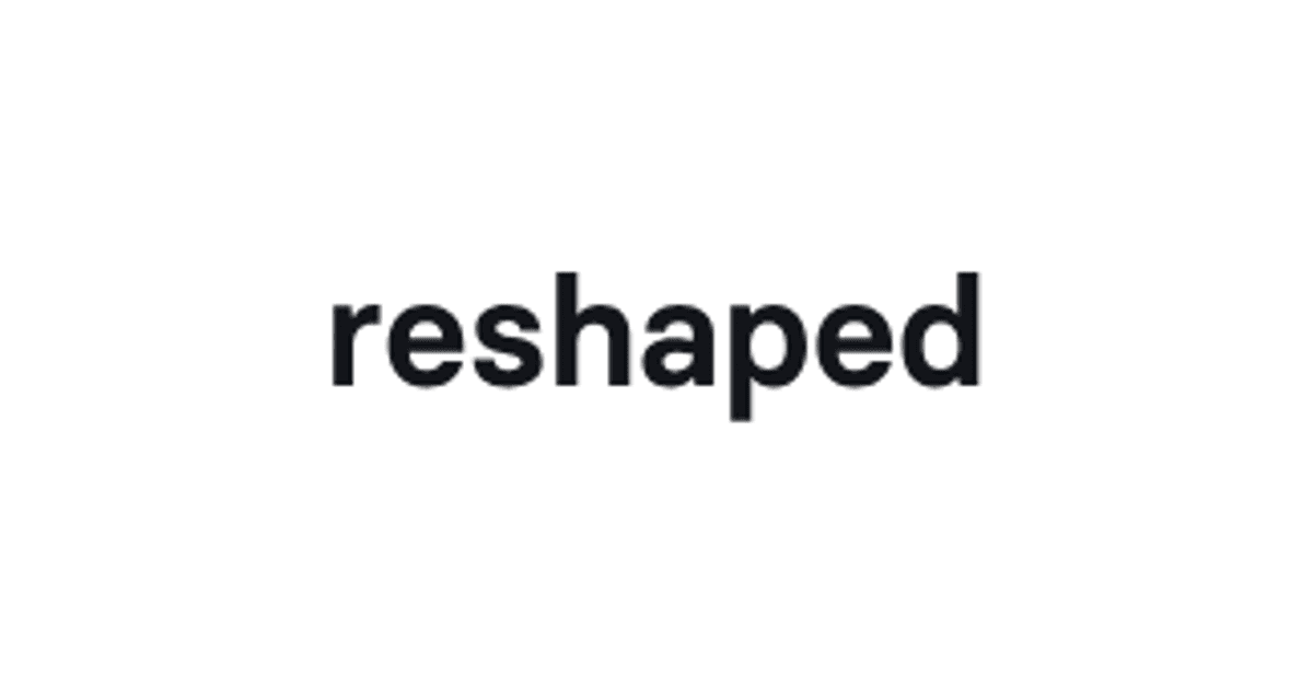 Reshaped: Design System React + Figma