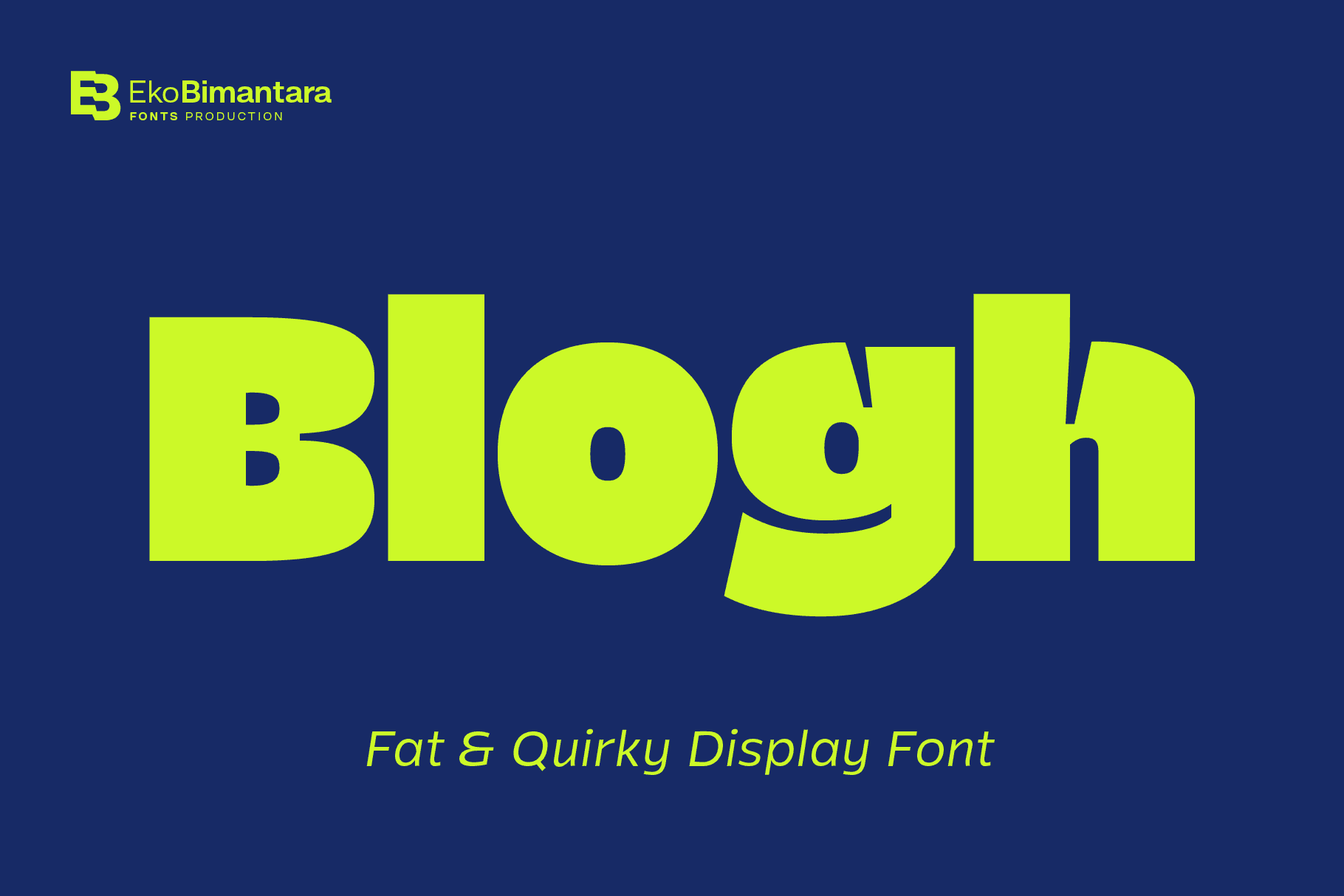Blogh Font