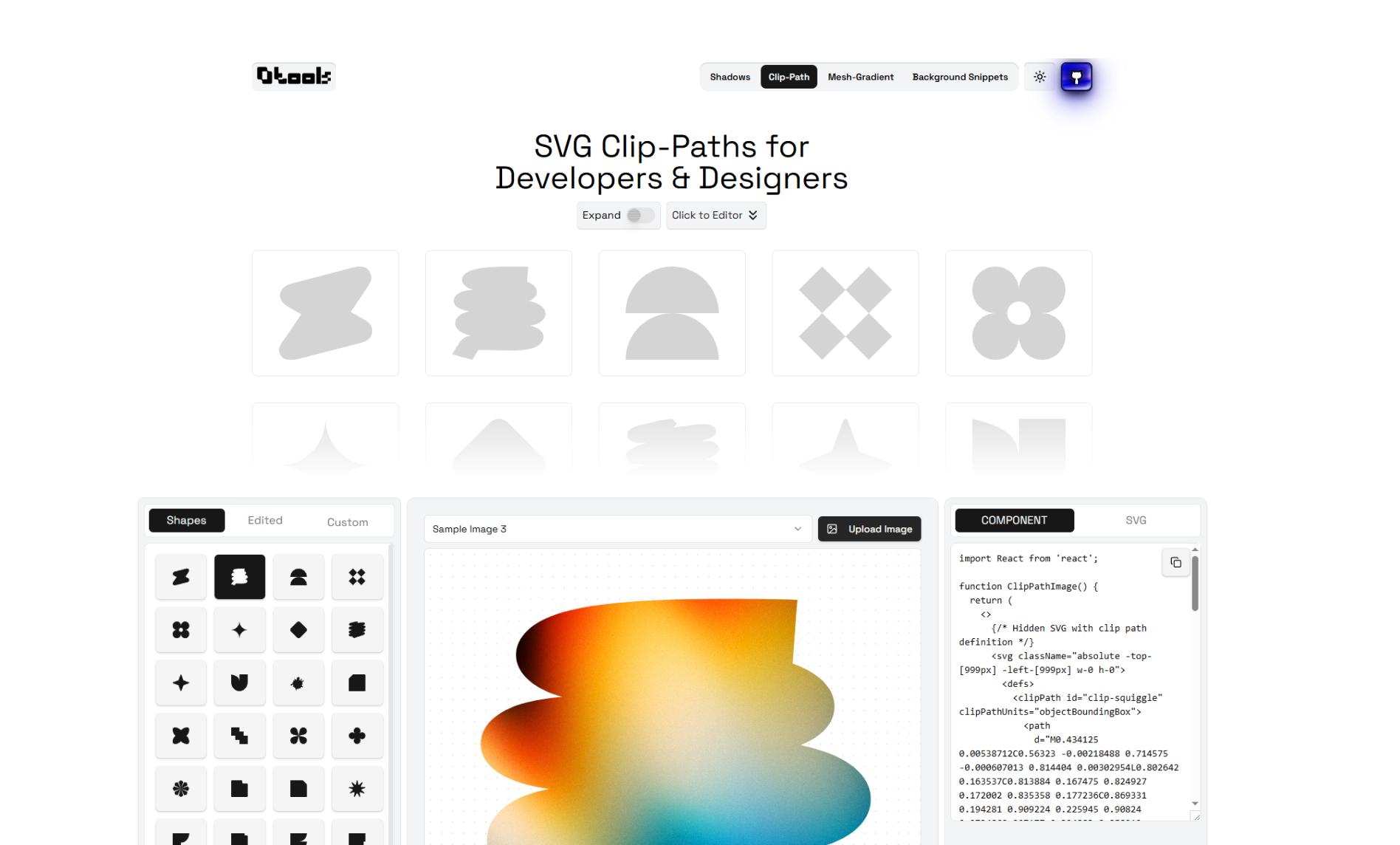 SVG Clip-Path Generator