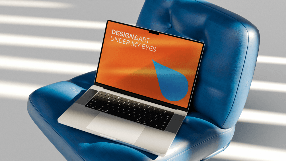Mockup Macbook on Armchair Bundle