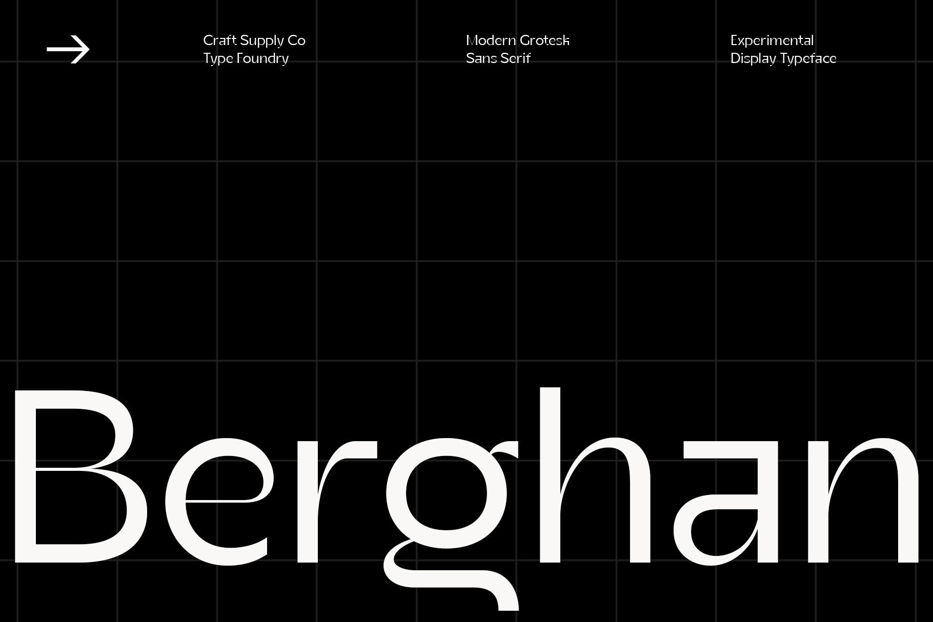 Berghan - Modern Grotesk