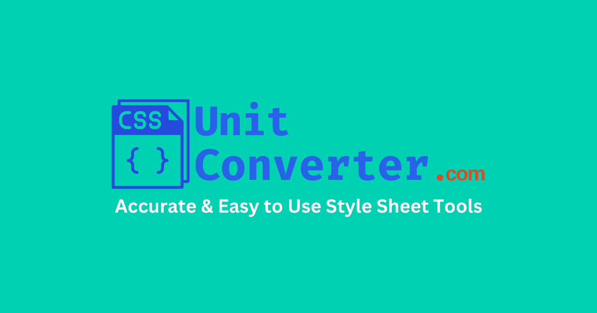 CSS Unit Converter