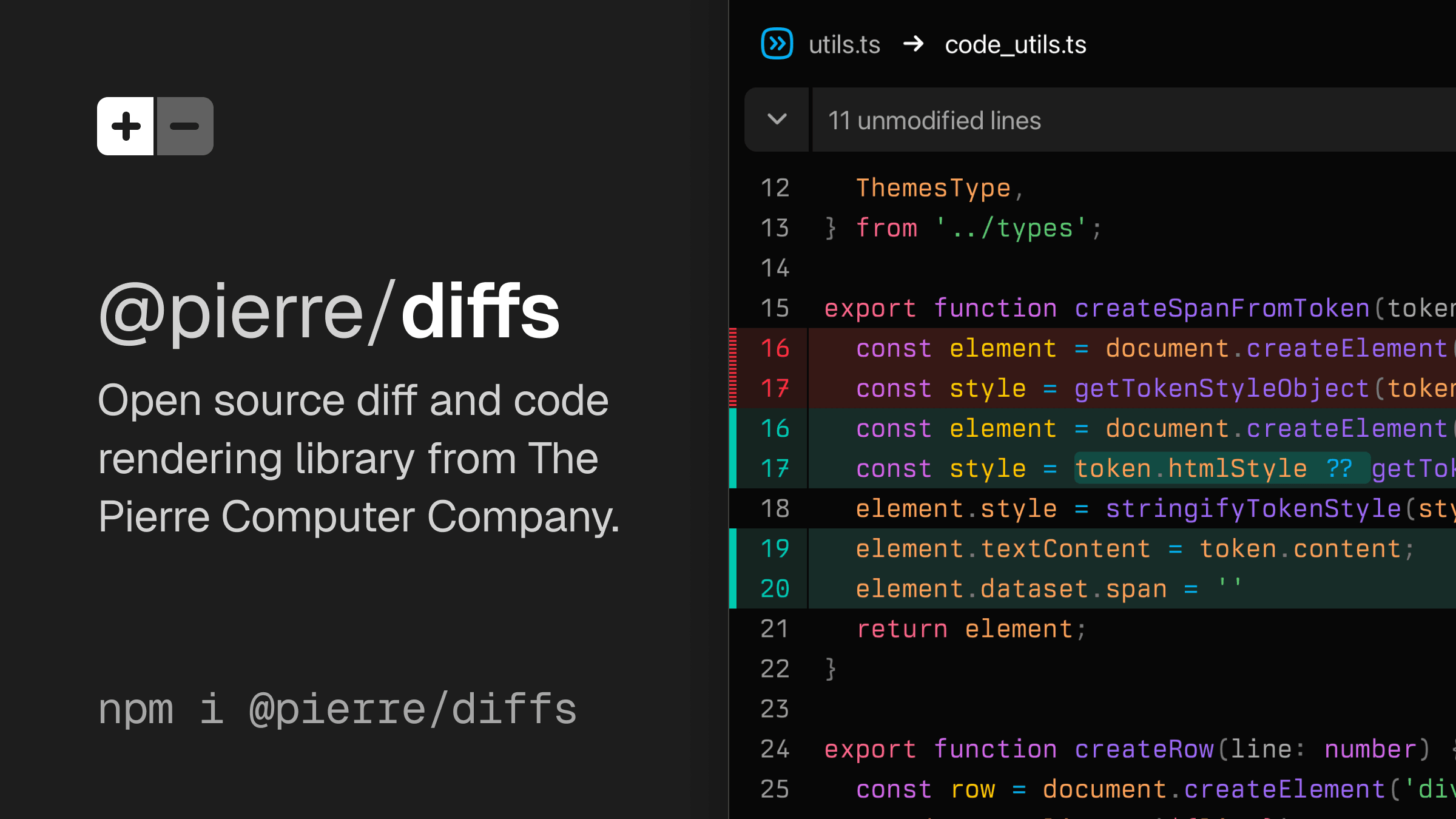 Diffs