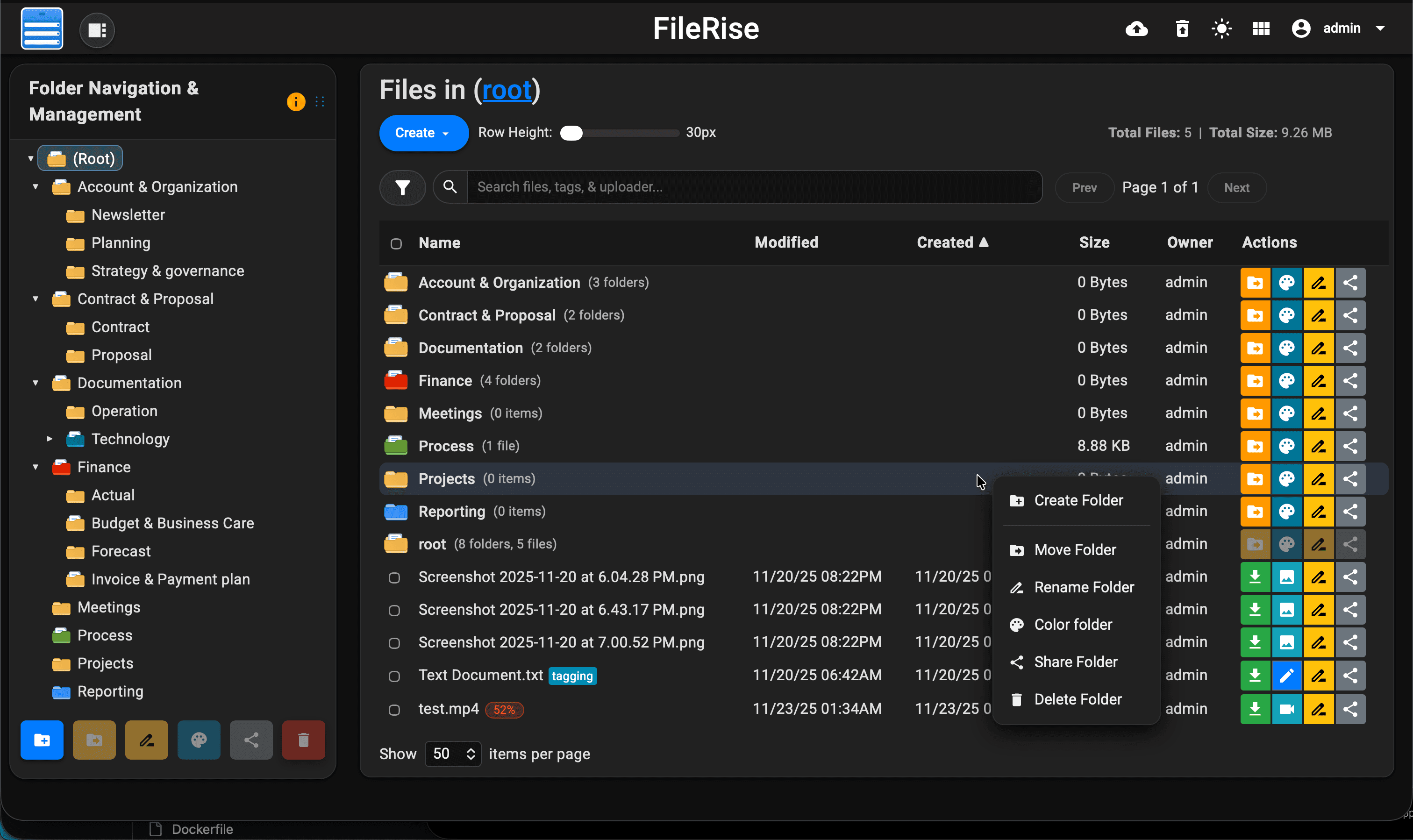 FileRise - Gerenciador de Arquivos Web Self-Hosted