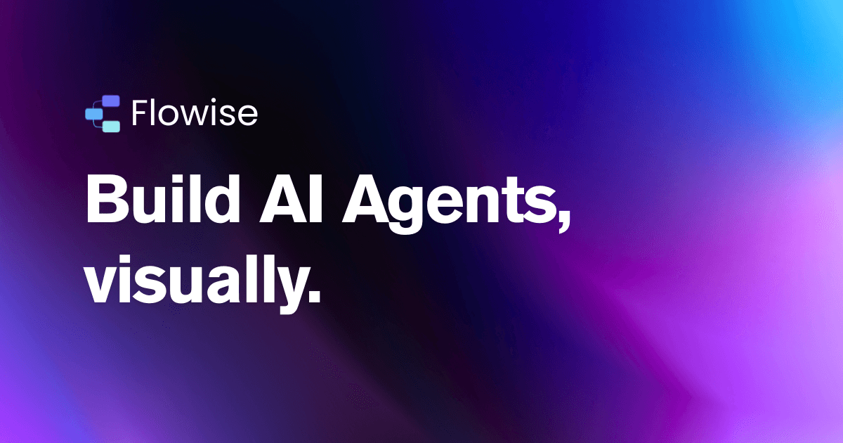 Flowise - Build AI Agents Visually
