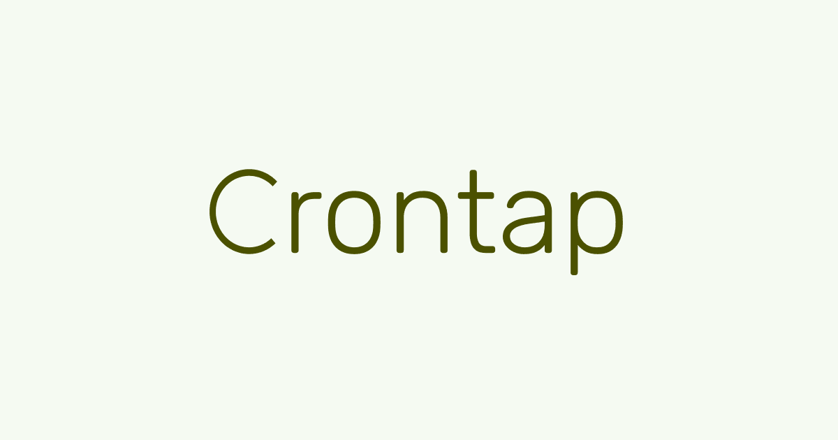 Crontap