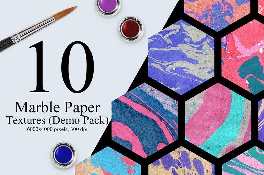 Marble Ink Paper Textures