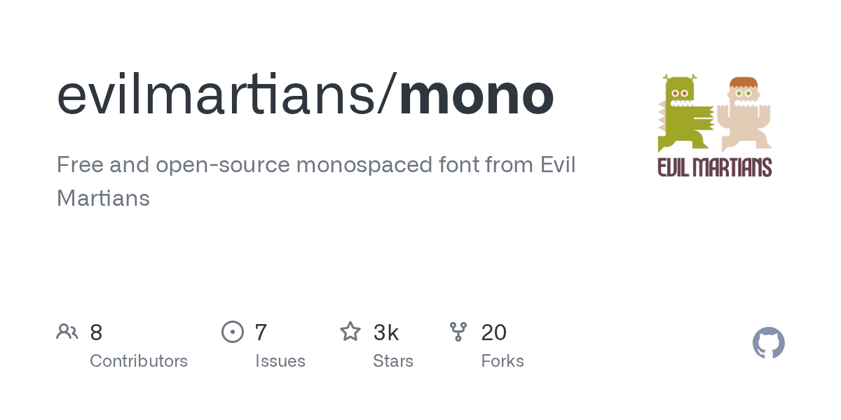 Martian Mono - Fonte Monospaced