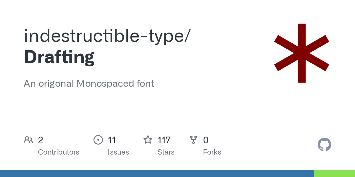 Drafting Mono Font