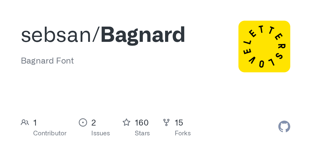 Bagnard Font