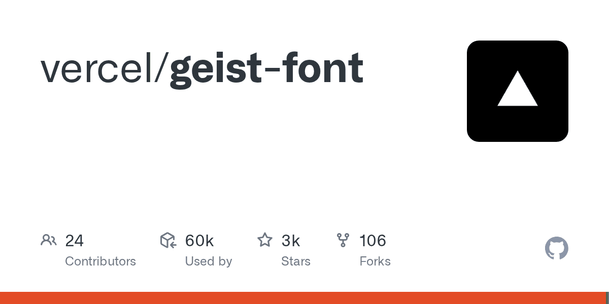 Geist Font Family