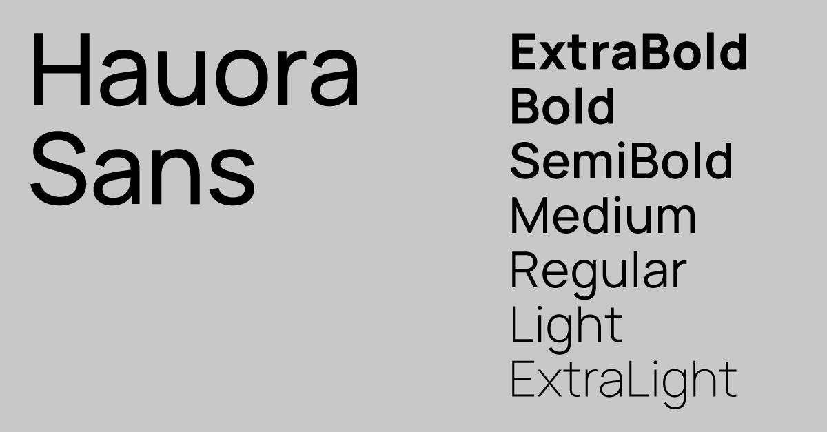 Hauora Sans