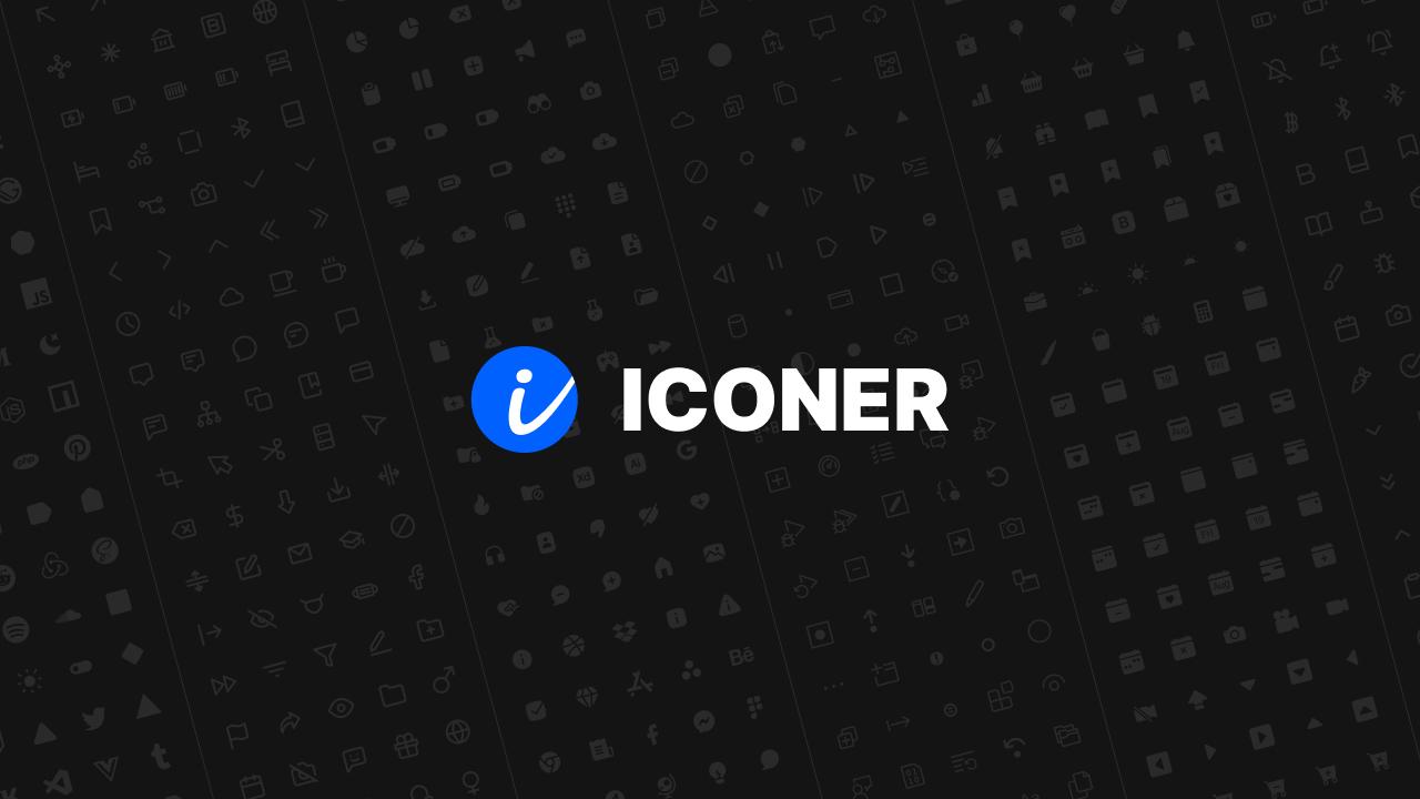Iconer: Ícones grátis para projetos