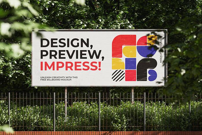 Outdoor Billboard Mockup