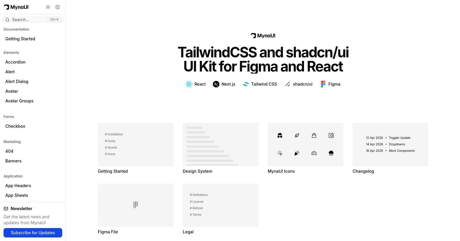 MynaUI - Design System e UI Kit