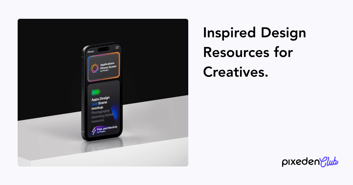 Mockup de Tela de App para iPhone Pro