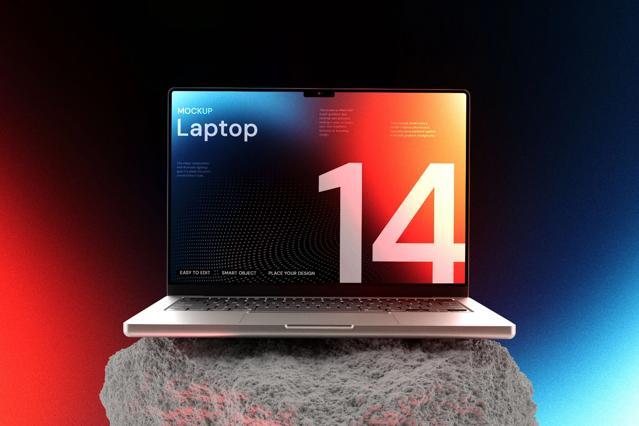 MacBook 14-inch Mockup
