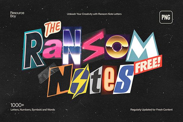 Ransom Note Letters PNG
