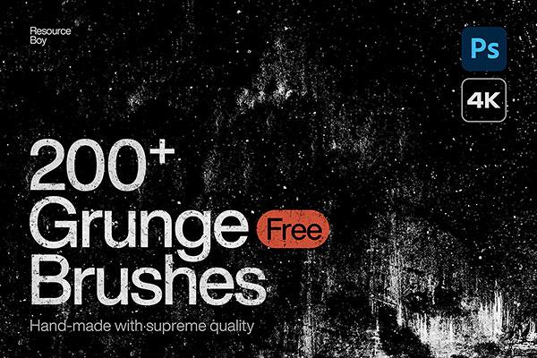 200+ Grunge Photoshop Brushes