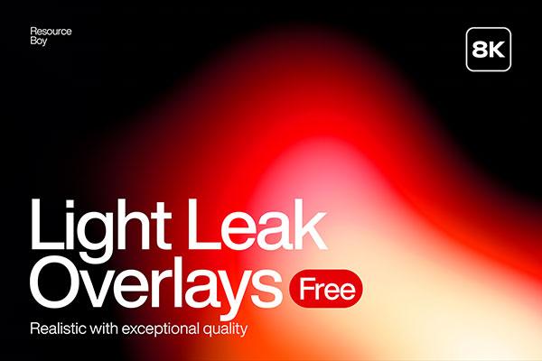 250 Light Leak Overlays (8K)