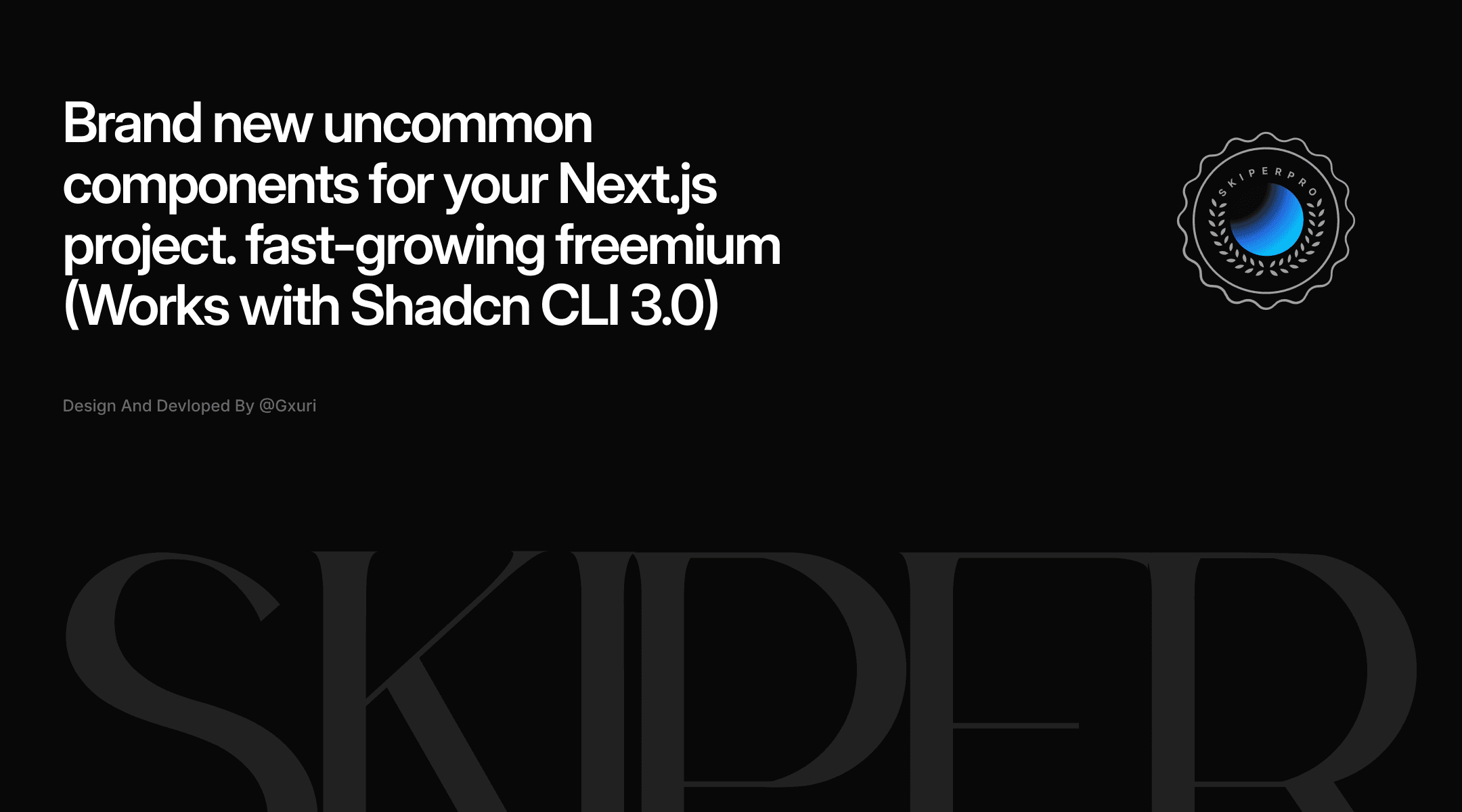 Skiper UI - Componentes para shadcn/ui