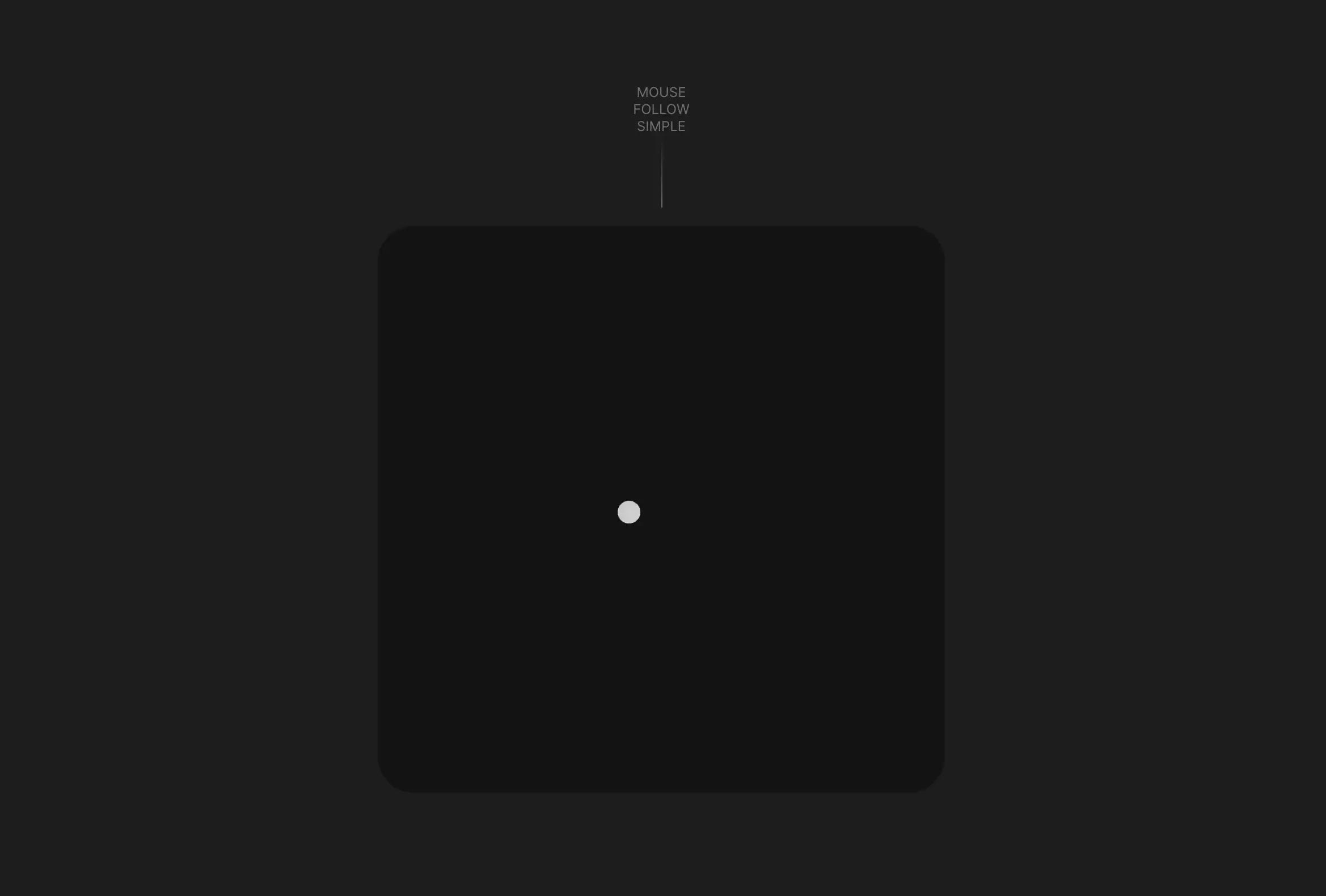 Mouse follow animations Skiper UI