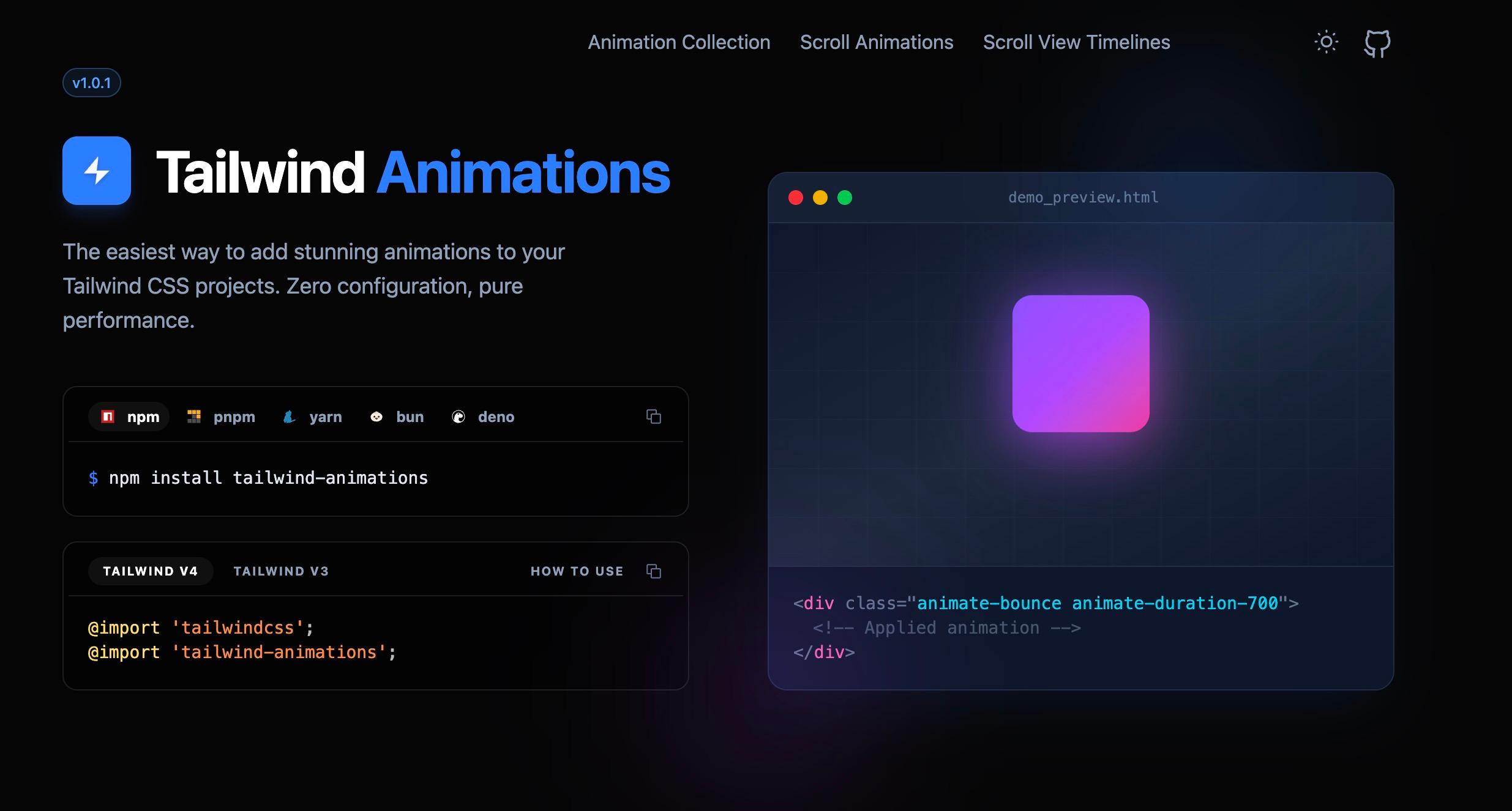 Tailwind CSS Animations