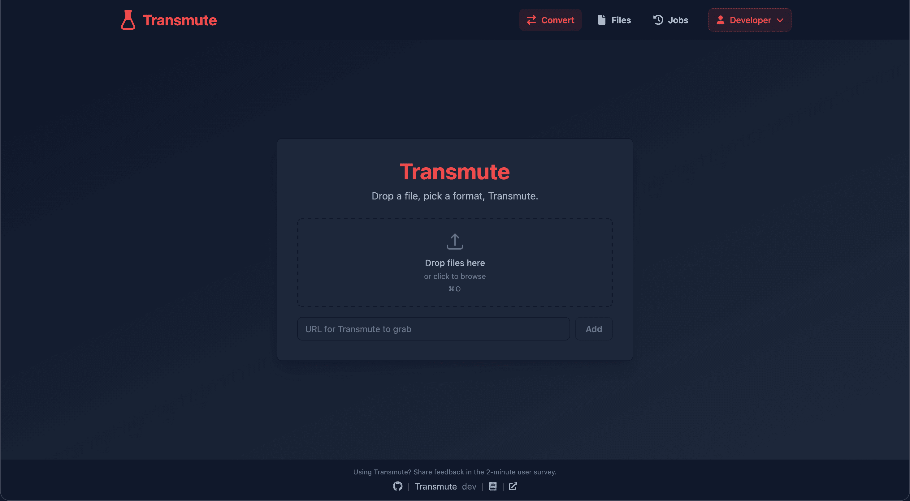 Transmute: Conversor de Arquivos Auto-Hospedado