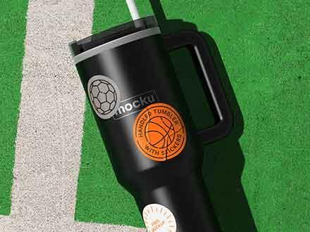 Handled Tumbler Mockup