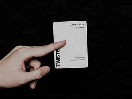 Round Corners Vertical Card Mockup