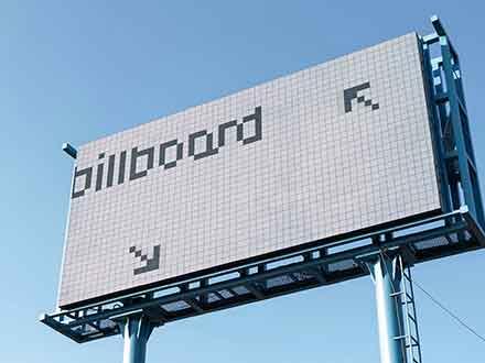 Sky Billboard Mockup