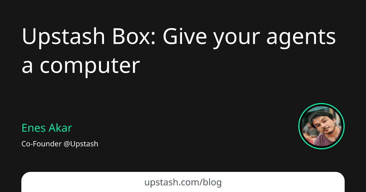 Upstash Box
