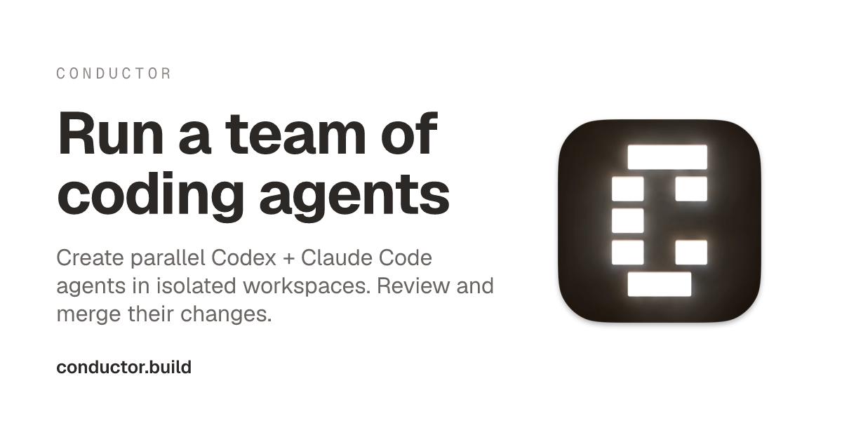 Conductor - Agentes de código em equipe