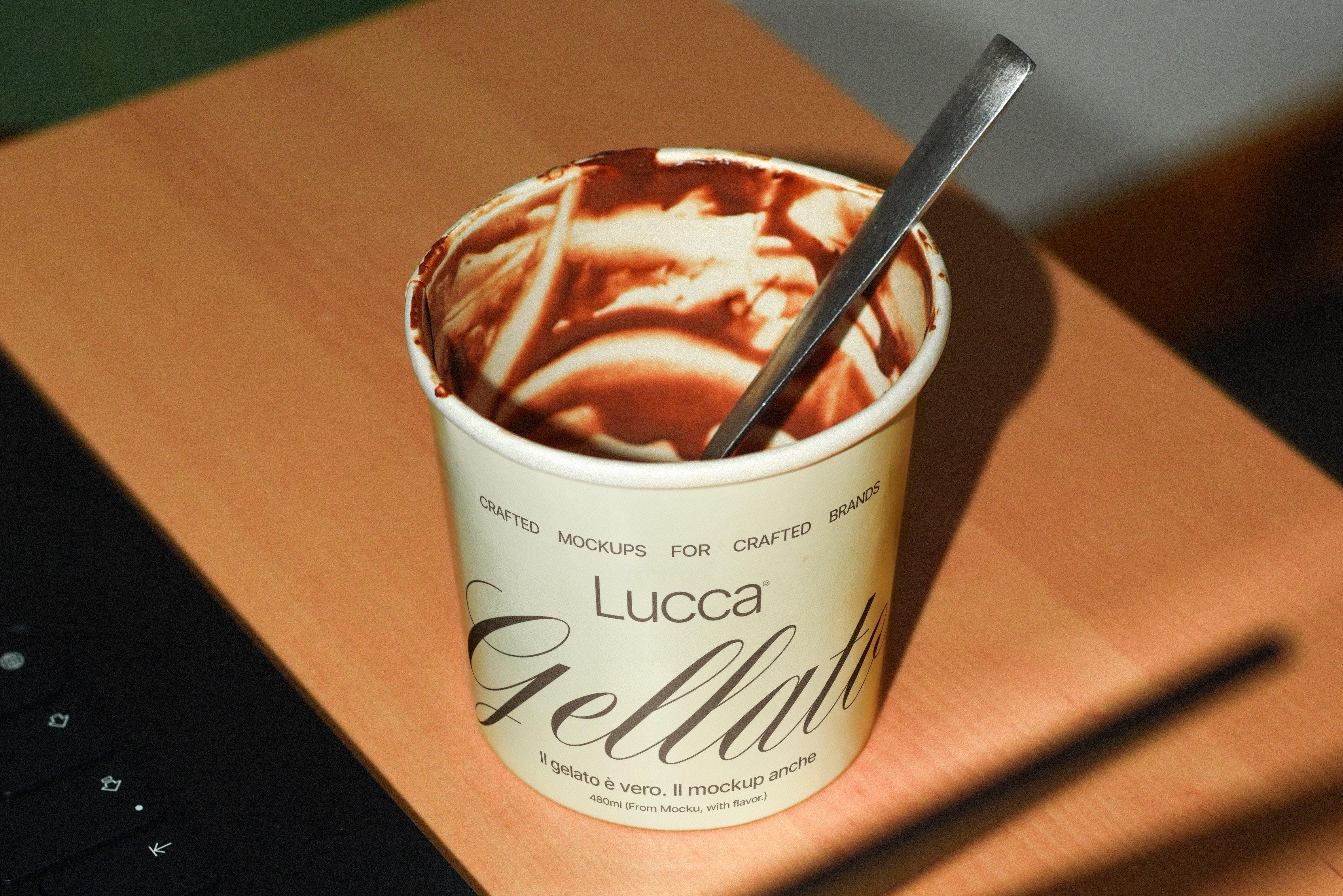 Lucca Gelato Branding Mockup Set (DEMO)