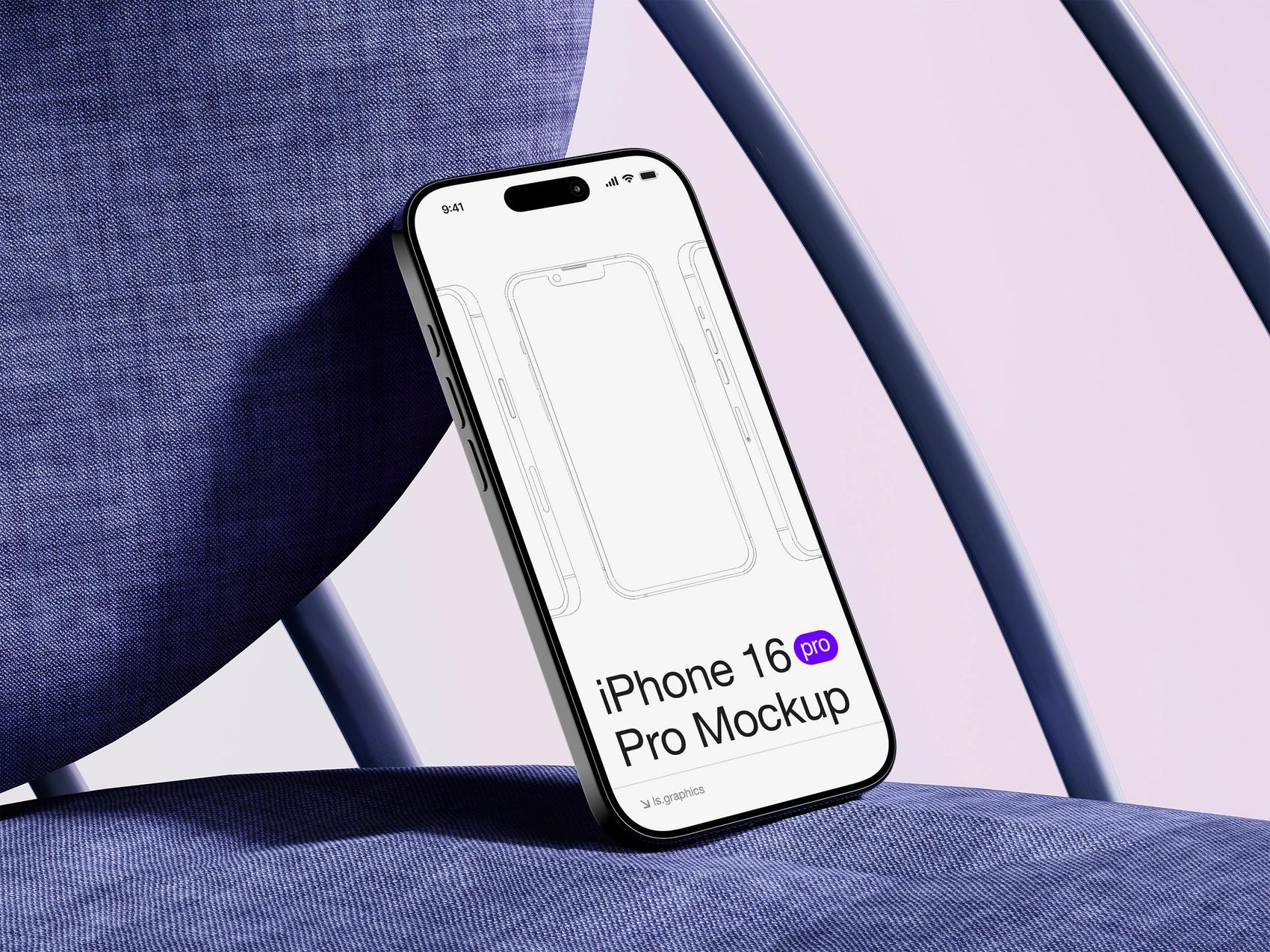 iPhone 16 Pro Mockup