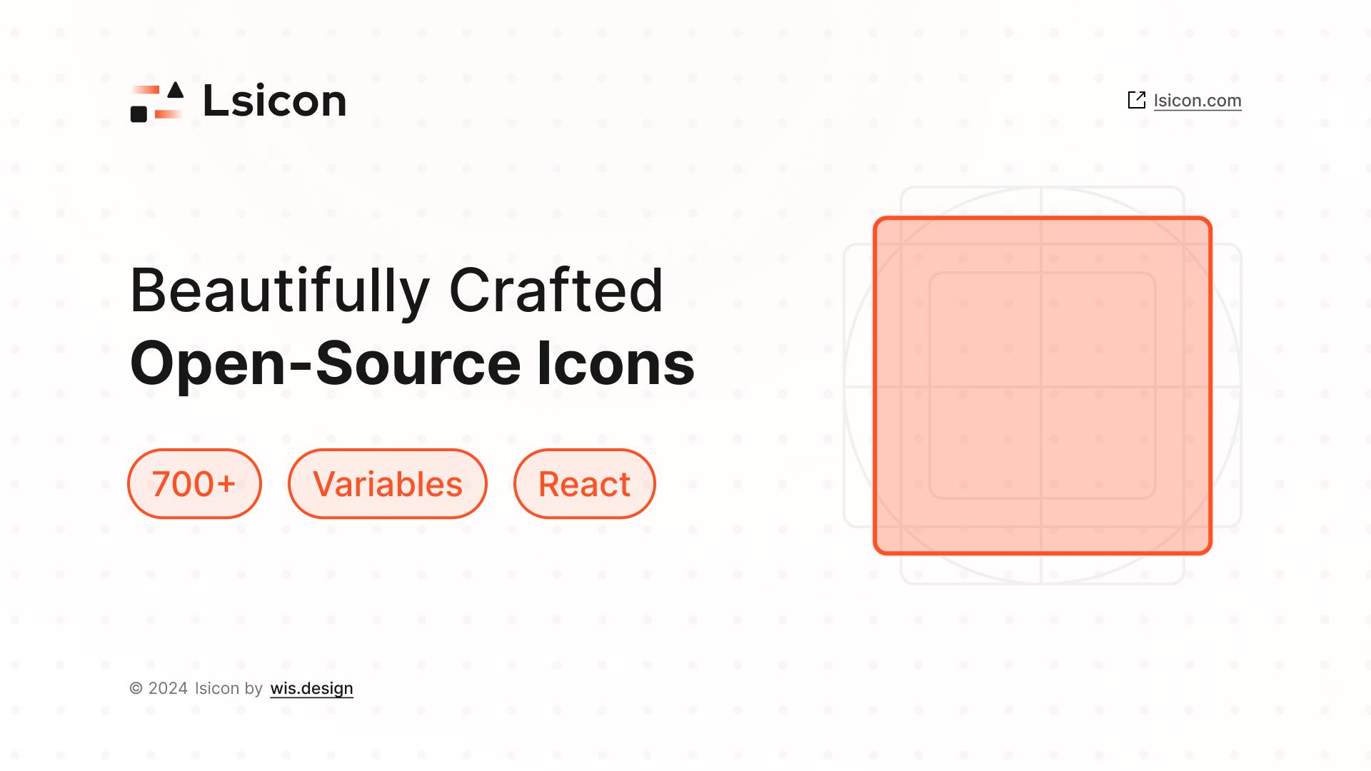 Lsicon - Ícones SVG Open-Source para React