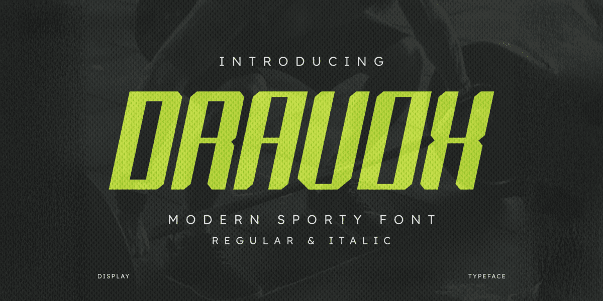Dravox Font