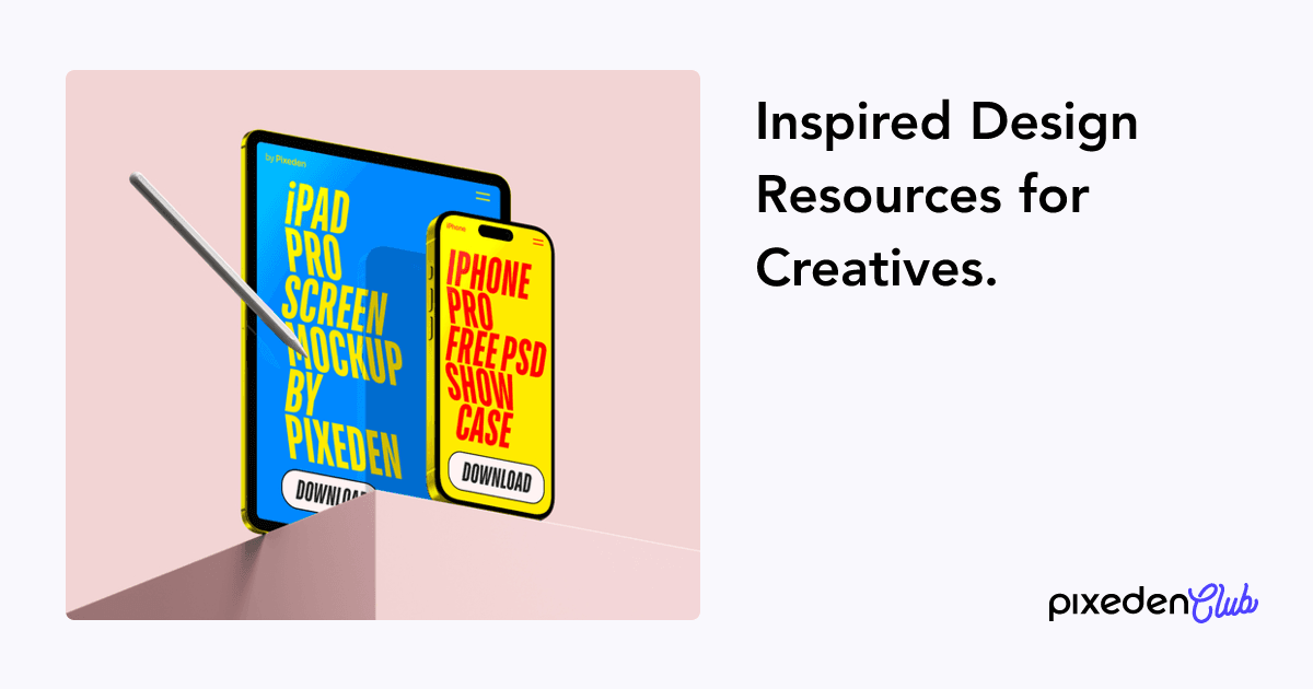 Mockup PSD iPad e iPhone Pro