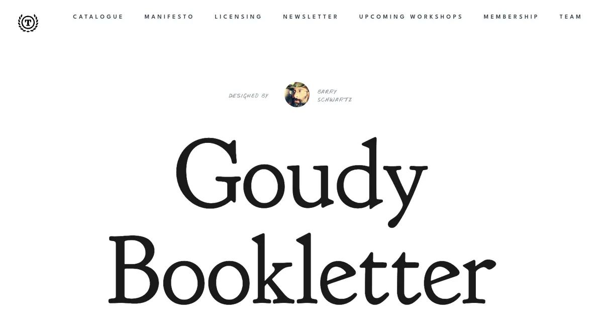 Goudy Bookletter 1911